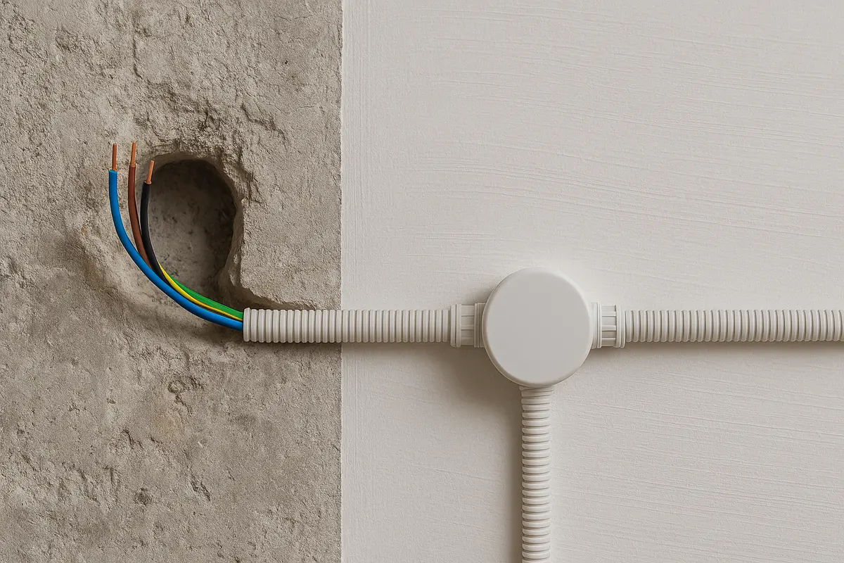 Cavi elettrici nascosti o a vista: i vantaggi tecnici e pratici che pochi considerano
