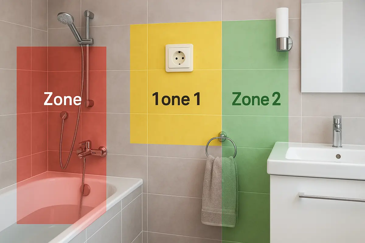 Impianti elettrici in bagno: attenzione alle zone di sicurezza, la mossa per ridurre i rischi gravi