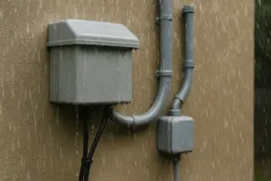 Impianti elettrici all’esterno: strategie per proteggerli da pioggia e umidità senza costi extra