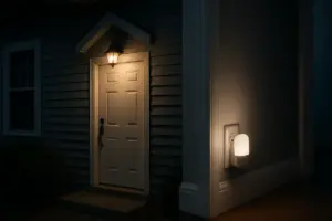 Lampade crepuscolari e sensori di luce: come rendono la casa più sicura anche di notte