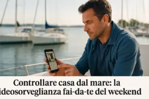 Controllare casa dal mare: la videosorveglianza fai-da-te del weekend