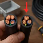 Sezione trasversale dei cavi elettrici: come sbagliarla fa rifare tutto