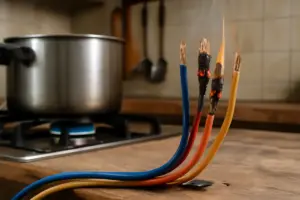 Cavi resistenti al calore in cucina: perché la sezione standard non basta