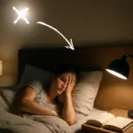 Punti luce in camera da letto: lo schema che elimina la luce fastidiosa di notte