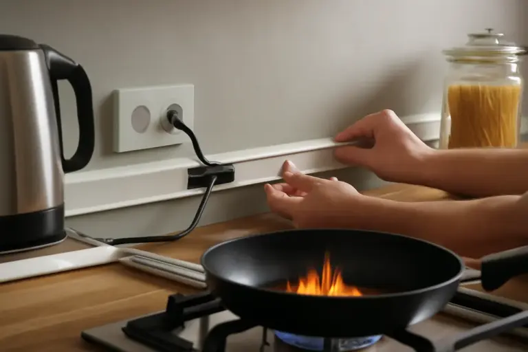 Canalizzazione cavi in cucina: la scelta che riduce il rischio di surriscaldamento